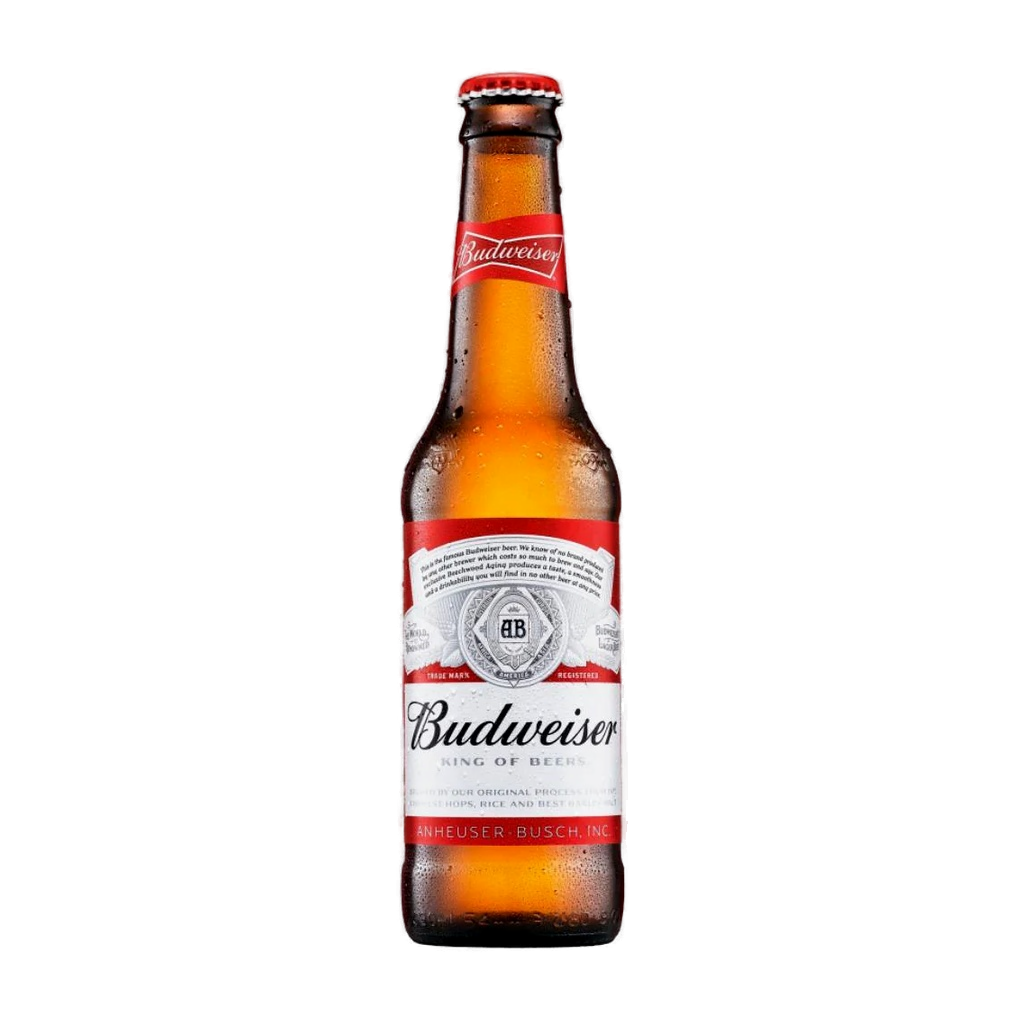 Budweiser Lager Beer 12 Bottles x 300ml