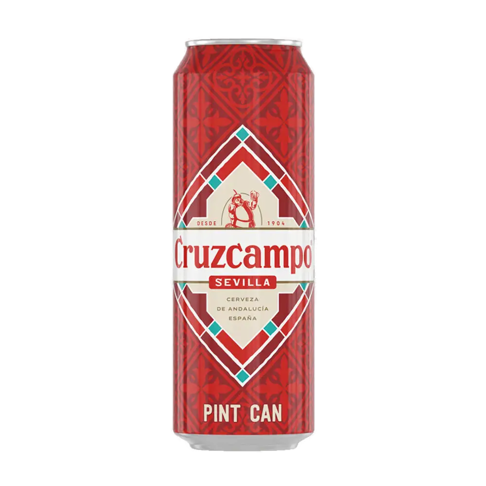 Cruzcampo Sevilla Lager 24x 586ml Pint Cans
