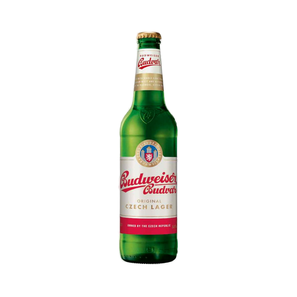 Budweiser Budvar Czech Lager  20 Bottles x 500ml