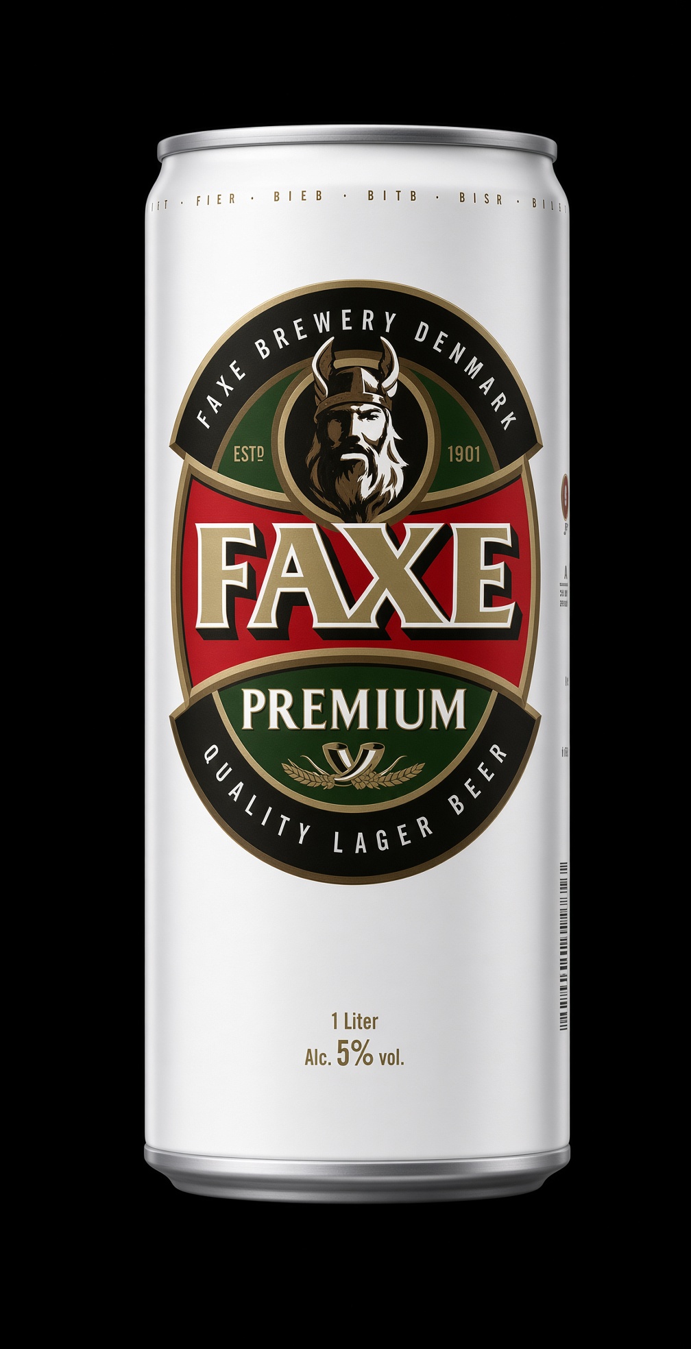 Faxe Danish Lager Beer 12cans x 1000ML